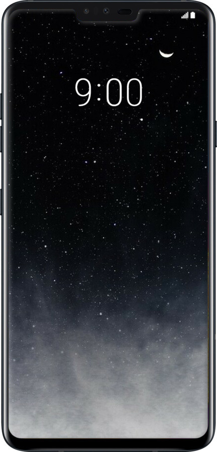 2D пластиковый чехол Сині хмари, Синій місяць для LG V40 ThinQ - 6396t-1577 изображение 