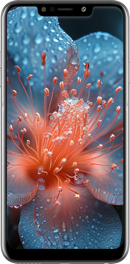 Силіконовий чехол Роса на квітці для LG W10 - 6039u-1784 изображение 