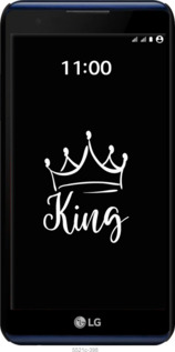 3D пластиковий матовий чехол Queen & King для нього для LG X Power K220DS - 5521m-398 изображение 