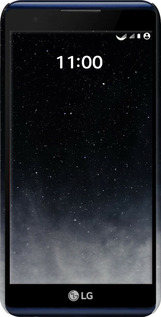 3D пластиковый матовый чехол Сині хмари, Синій місяць для LG X Power K220DS - 6396m-398 изображение 
