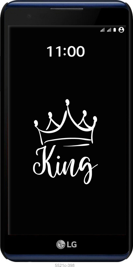 3D пластиковий матовий чехол Queen & King для нього для LG X Power K220DS - 5521m-398 изображение 