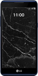 Силіконовий чехол Чорний мармур v2 для LG X Power K220DS - 5568u-398 изображение 