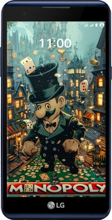 Силиконовый чехол Сказочный Monopoly для LG X Power K220DS - 6086u-398 изображение 