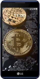 Силиконовый чехол Вулканический Bitcoin для LG X Power K220DS - 6092u-398 изображение 