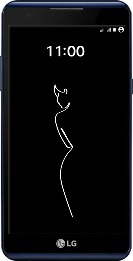 Силіконовий чехол Силует1 для LG X Power K220DS - 4590u-398 изображение 