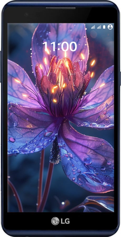 Силиконовый чехол Магический цветок для LG X Power K220DS - 6038u-398 изображение 
