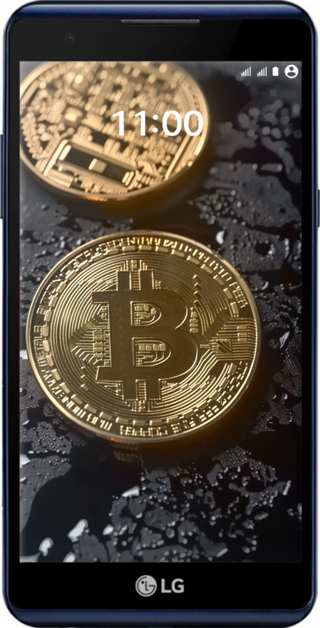 Силиконовый чехол Вулканический Bitcoin для LG X Power K220DS - 6092u-398 изображение 