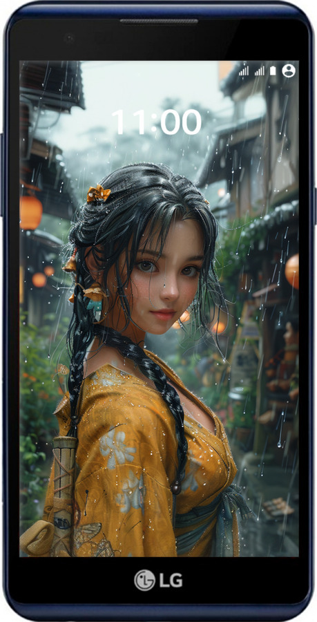 Силіконовий чехол Anime-girl для LG X Power K220DS - 6133u-398 изображение 