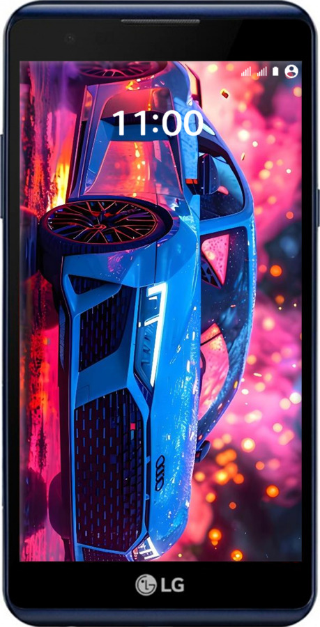 Силиконовый чехол Ауди для LG X Power K220DS - 6286u-398 изображение 