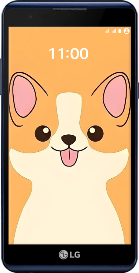 Силіконовий чехол Милый пес для LG X Power K220DS - 6296u-398 изображение 