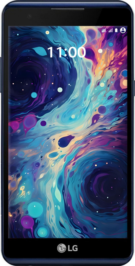 Силиконовый чехол Арт акварель для LG X Power K220DS - 6329u-398 изображение 