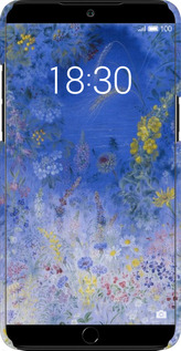 3D пластиковий матовий чехол Білокур для Meizu 15 Plus - 5908m-1473 изображение 