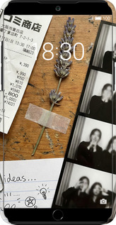 3D пластиковый матовый чехол Aesthetic Scrapbook Collage для Meizu 15 Plus - 6773m-1473 изображение 