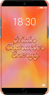 3D пластиковый матовый чехол Aura Gradient Main Character Energy Aesthetic Y2K для Meizu 15 Plus - 6783m-1473 изображение 