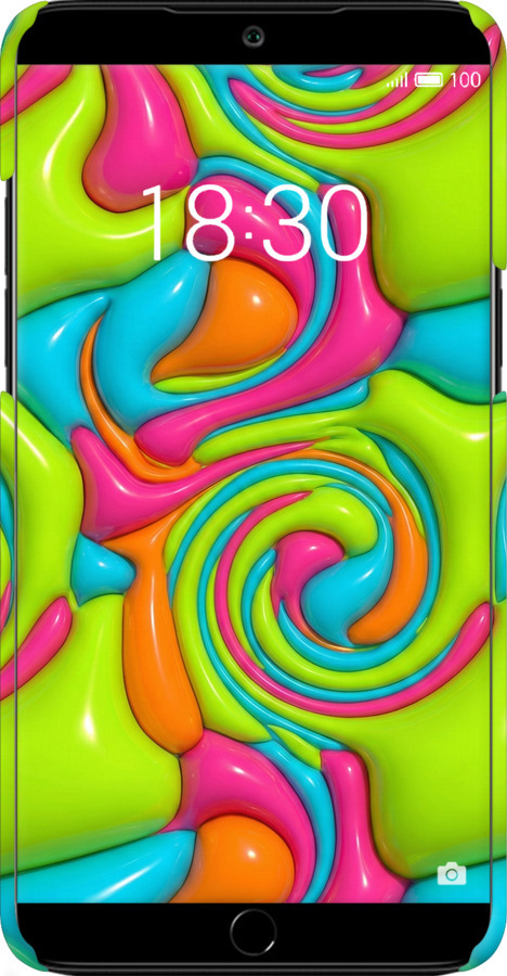 3D пластиковий матовий чехол Y2K Jelly Dream для Meizu 15 Plus - 6780m-1473 изображение 