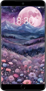 Силіконовий чехол Ніч місяць арт для Meizu 15 Plus - 6319u-1473 изображение 