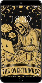 Силиконовый чехол The Overthinker для Meizu 15 Plus - 6774u-1473 изображение 