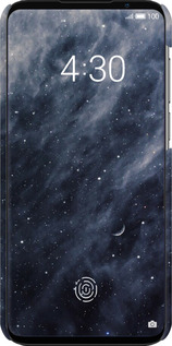3D пластиковый матовый чехол Голубые облака, Голубая луна для Meizu 16S - 6398m-1701 изображение 