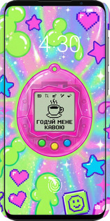 3D пластиковый матовый чехол Y2K Aesthetic Retro Pet: Годуй мене кавою для Meizu 16S - 6784m-1701 изображение 