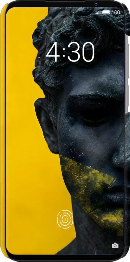 3D пластиковый матовый чехол Статуя арт для Meizu 16S - 6330m-1701 изображение 