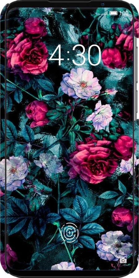 3D пластиковий матовий чехол Сад та троянди для Meizu 16S - 6483m-1701 изображение 