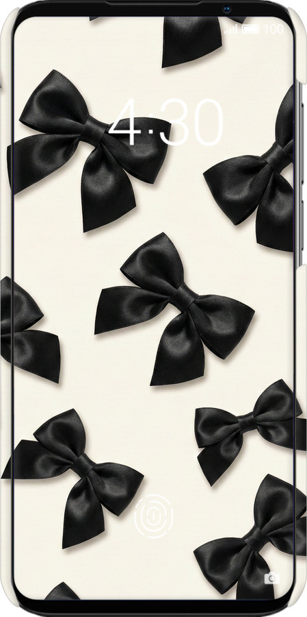 3D пластиковий матовий чехол Dark Coquette для Meizu 16S - 6765m-1701 изображение 