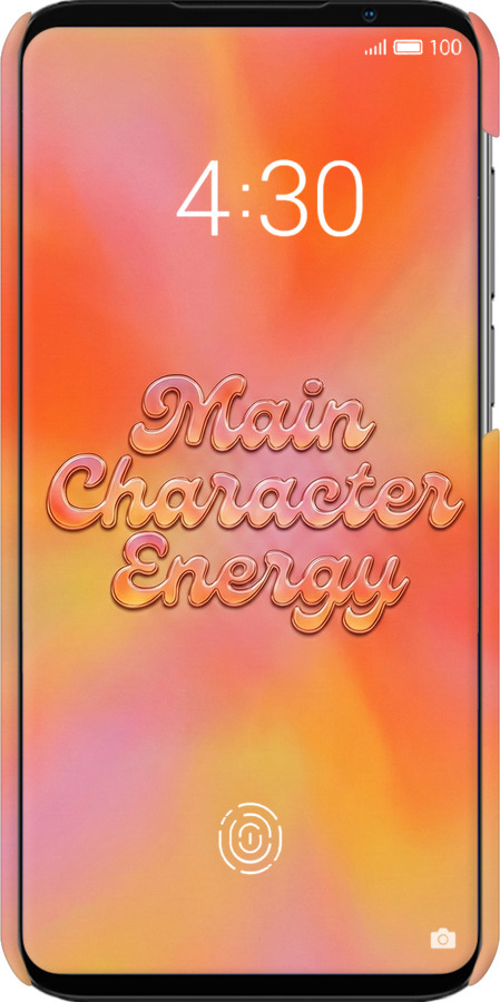 3D пластиковый матовый чехол Aura Gradient Main Character Energy Aesthetic Y2K для Meizu 16S - 6783m-1701 изображение 