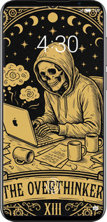 Силиконовый чехол The Overthinker для Meizu 16S - 6774u-1701 изображение 