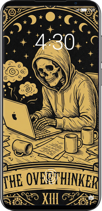 Силиконовый чехол The Overthinker для Meizu 16S - 6774u-1701 изображение 