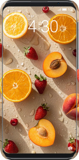 3D пластиковий матовий чехол Фрукти 3 для Meizu 16th - 6703m-1559 изображение 