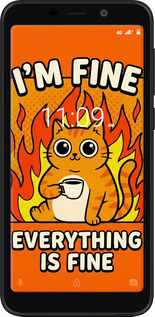 Силиконовый чехол Funny Cat для Meizu C9 - 6786u-1627 изображение 