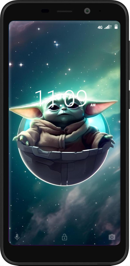 Силиконовый чехол Малышь йода для Meizu C9 - 6294u-1627 изображение 