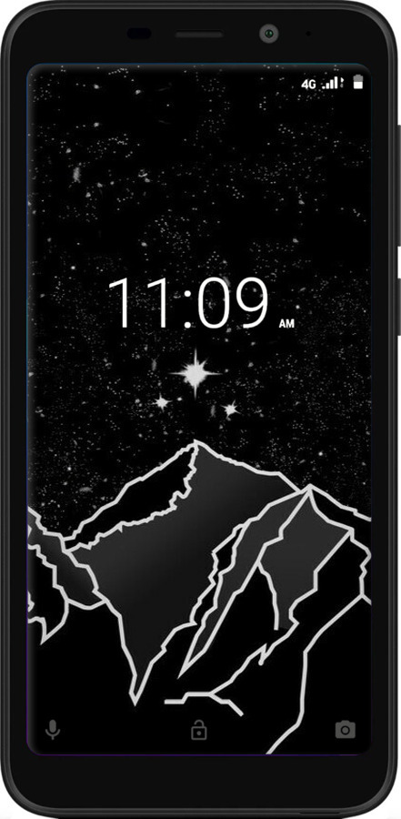 Силиконовый чехол Минималистический горный пейзаж для Meizu C9 - 6438u-1627 изображение 
