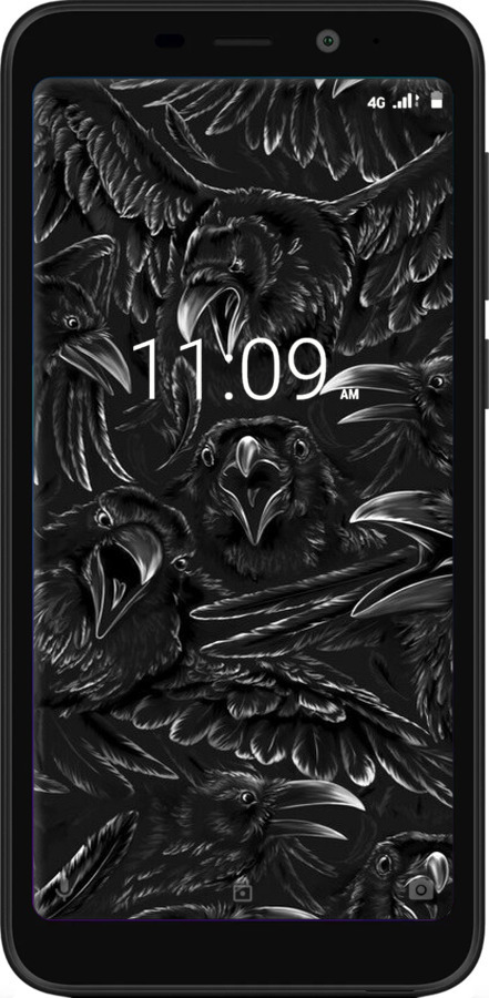 Силиконовый чехол Воронья ярость для Meizu C9 - 6474u-1627 изображение 