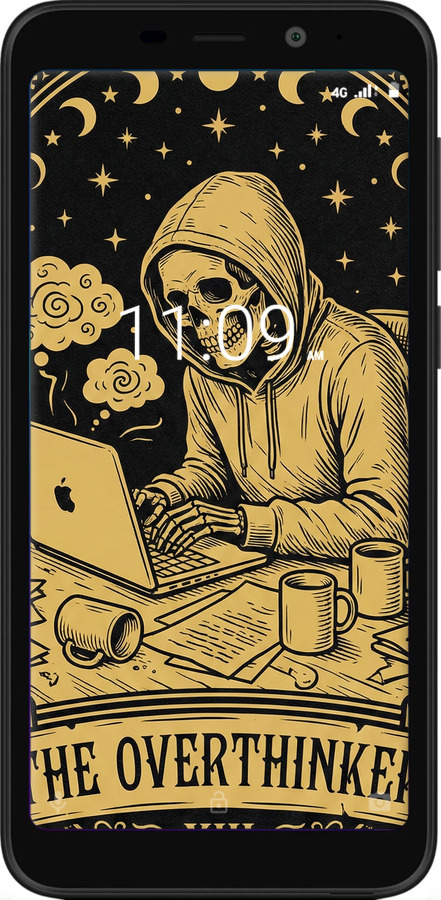 Силіконовий чехол The Overthinker для Meizu C9 - 6774u-1627 изображение 