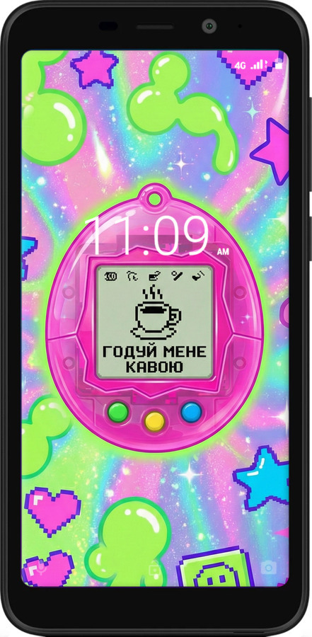 Силиконовый чехол Y2K Aesthetic Retro Pet: Годуй мене кавою для Meizu C9 - 6784u-1627 изображение 