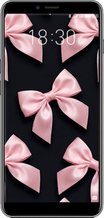 Силиконовый чехол Coquette Ribbons Dark Coquette для Meizu E3 - 6767u-1518 изображение 