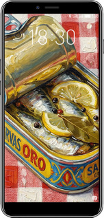 Силіконовий чехол Vintage Sardine Tin Phone для Meizu E3 - 6772u-1518 изображение 