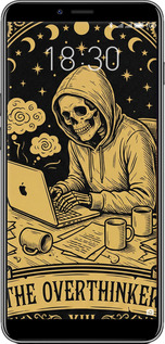 Силиконовый чехол The Overthinker для Meizu E3 - 6774u-1518 изображение 