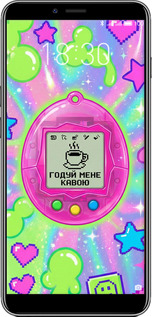 Силиконовый чехол Y2K Aesthetic Retro Pet: Годуй мене кавою для Meizu E3 - 6784u-1518 изображение 