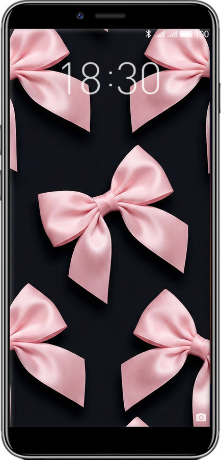 Силиконовый чехол Coquette Ribbons Dark Coquette для Meizu E3 - 6767u-1518 изображение 