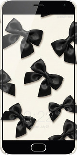 3D пластиковый матовый чехол Dark Coquette для Meizu M2 Note - 6765m-94 изображение 