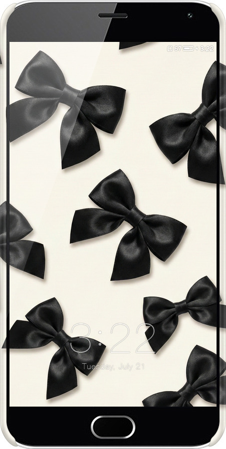 3D пластиковый матовый чехол Dark Coquette для Meizu M2 Note - 6765m-94 изображение 