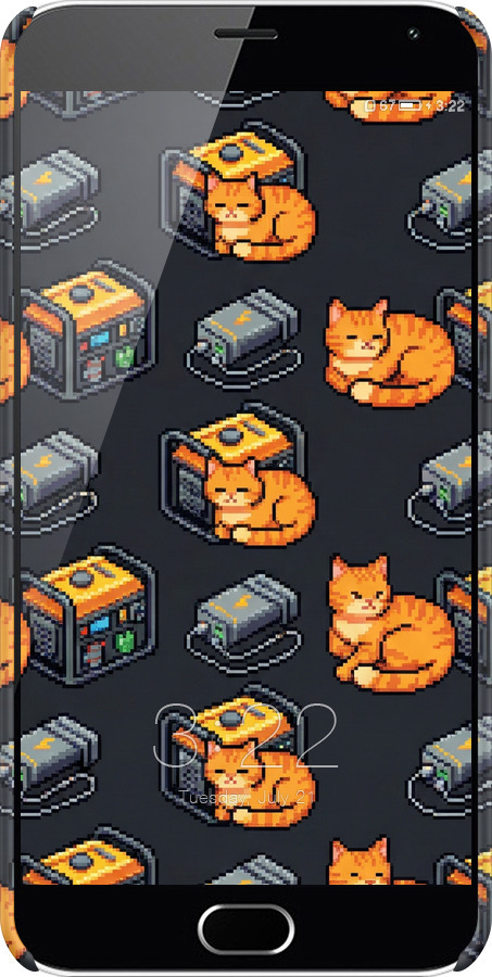 3D пластиковый матовый чехол Autonomous Zone для Meizu M2 Note - 6771m-94 изображение 