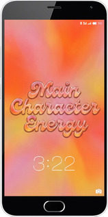 2D пластиковий чехол Aura Gradient Main Character Energy Aesthetic Y2K для Meizu M2 Note - 6783t-94 изображение 