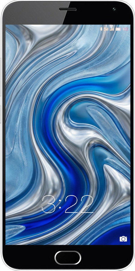 2D пластиковий чехол Liquid Chrome для Meizu M2 Note - 6781t-94 изображение 