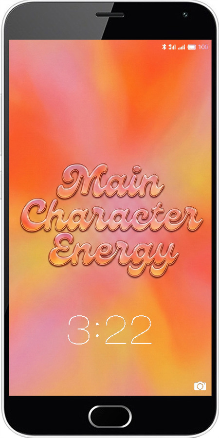 2D пластиковий чехол Aura Gradient Main Character Energy Aesthetic Y2K для Meizu M2 Note - 6783t-94 изображение 