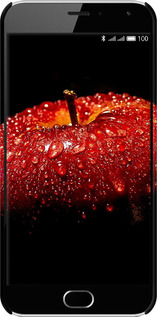 3D пластиковий матовий чехол Яблуко для Meizu M2 - 6022m-185 изображение 