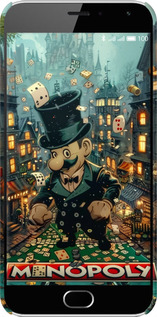 3D пластиковий матовий чехол Казковий Monopoly для Meizu M2 - 6086m-185 изображение 