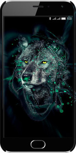 3D пластиковий матовий чехол Wolf для Meizu M2 - 6610m-185 изображение 